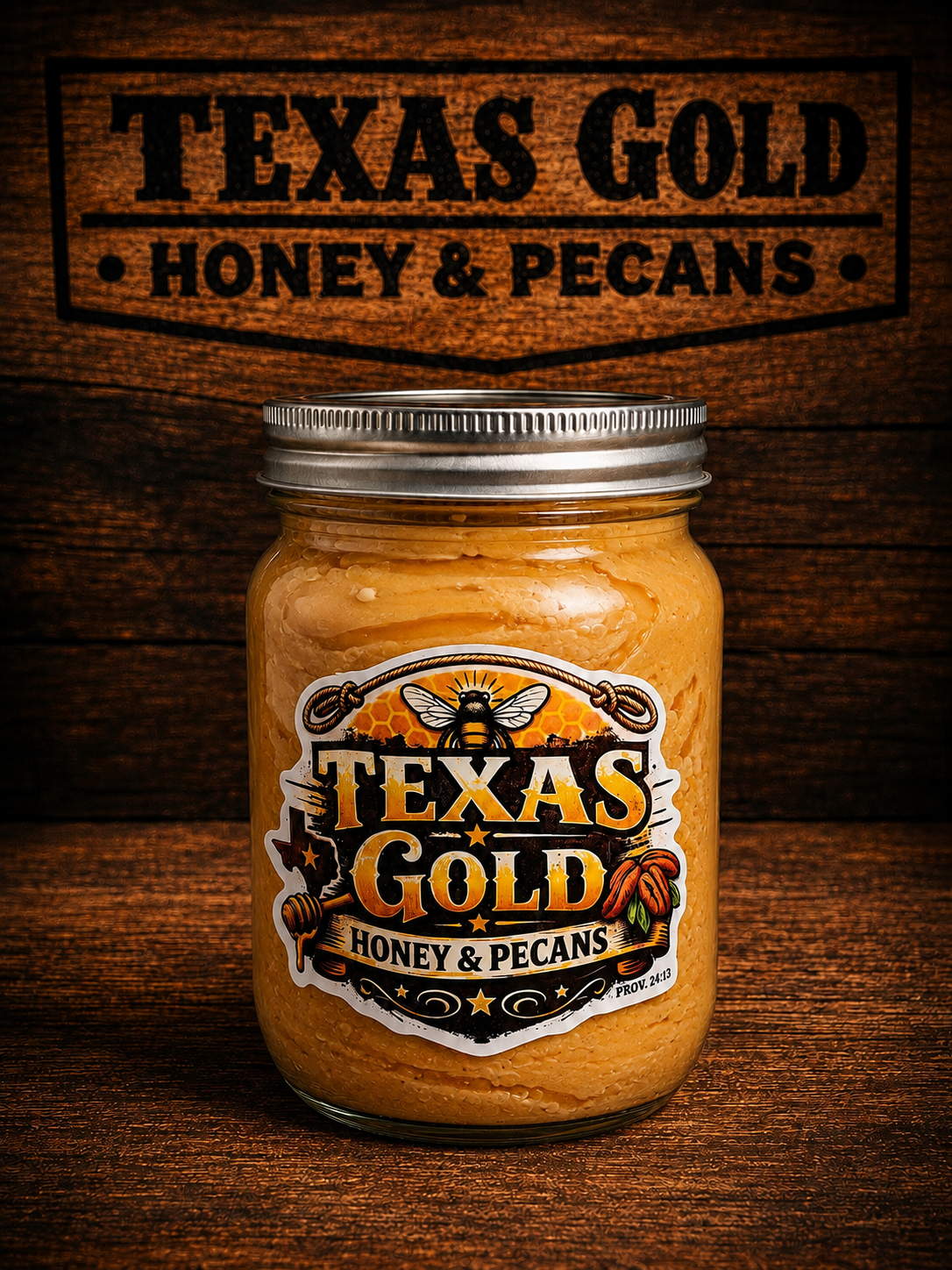 Texas Gold -Raw Peanut Butter